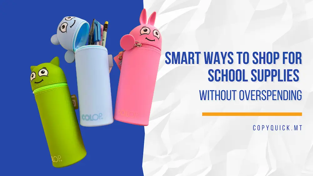 save money on school supplies