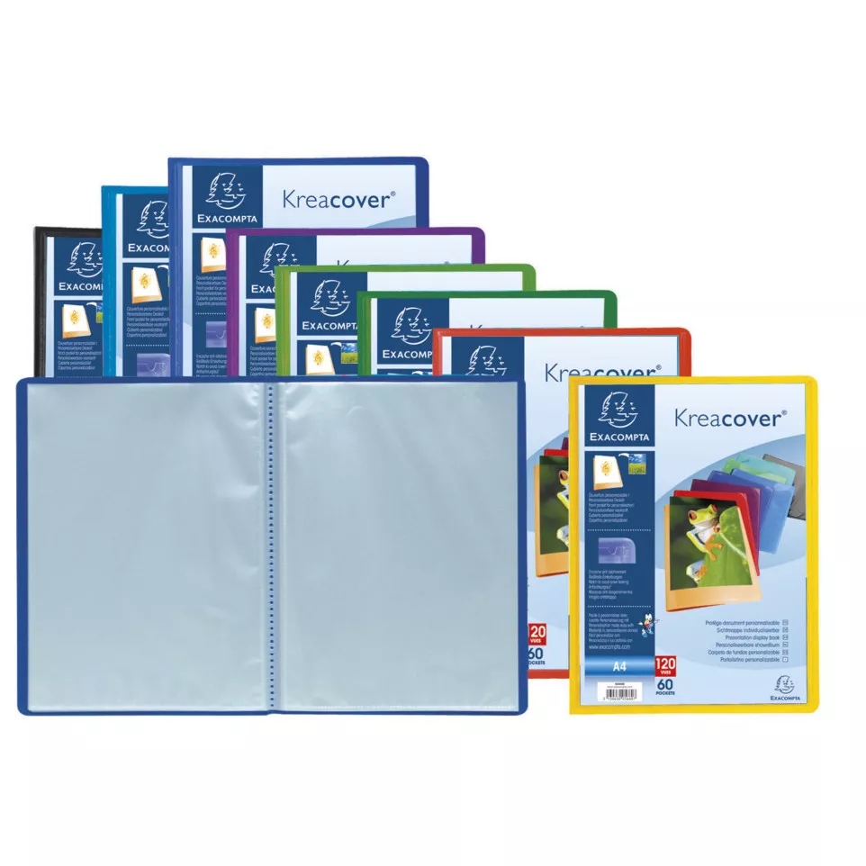 Display Books - Display Book with Cover - pack of 90 - (Exacompta)