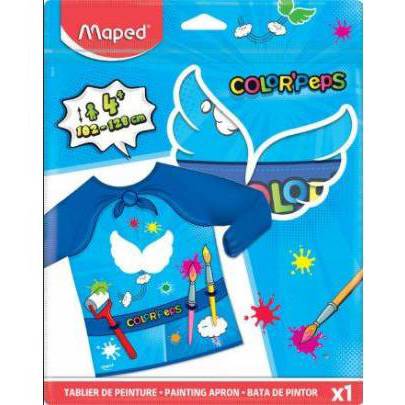Apron - Children's Long sleeve Painting Apron (Maped)