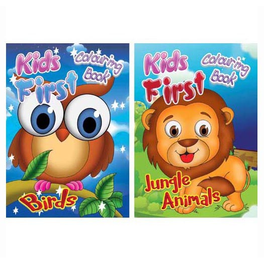 Colouring Books - Animals Colouring Book Owl/Lion - (Richard)