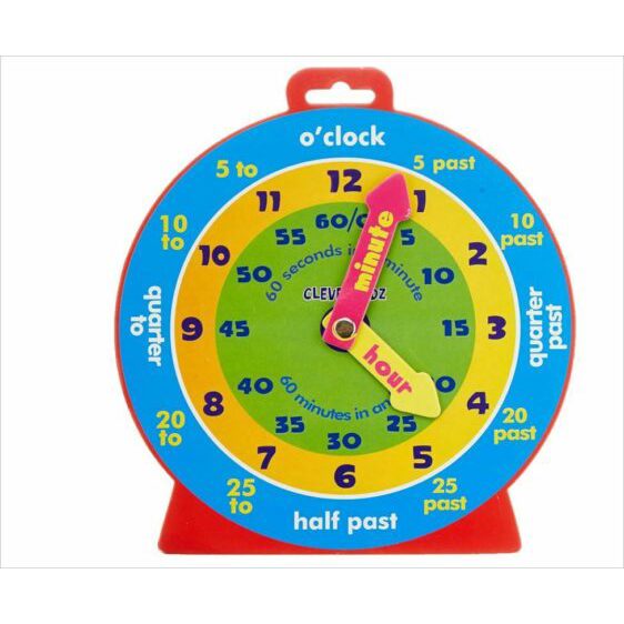 Clock - Magnetic Clock - (Clever Kidz)