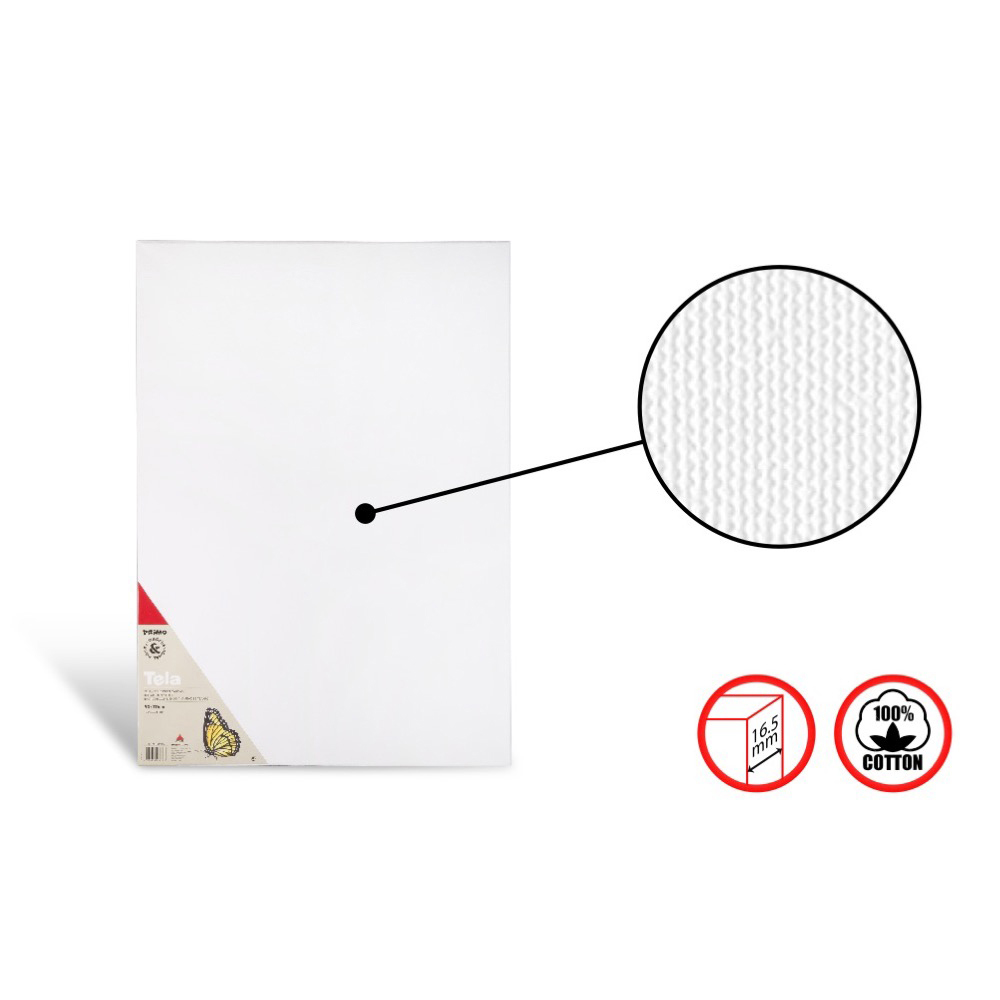 Canvas Boards - Artists Canvas Stretched TELA - Primo - 25x35x1.65cm