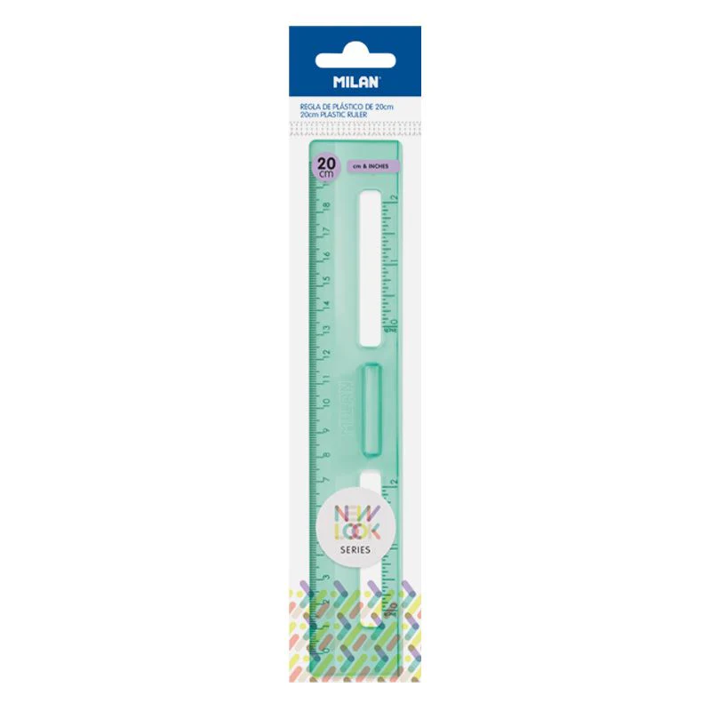 Rulers - Plastic Reading Rulers - (Milan) - 20cm