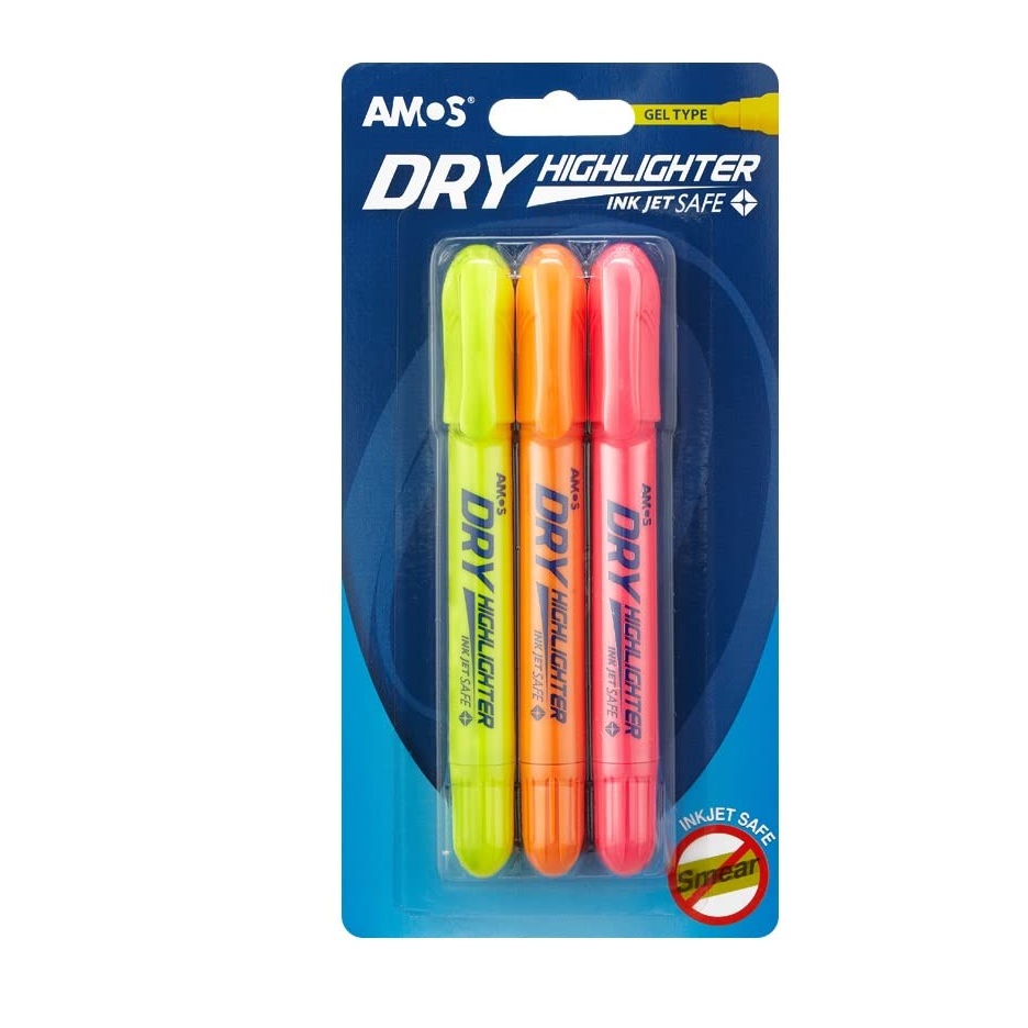 Highlighters - Set of 3 Dry Highlighters - (Amos)