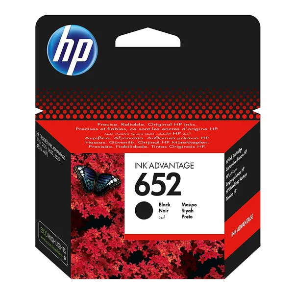 HP Printer Ink - HP 652 Black