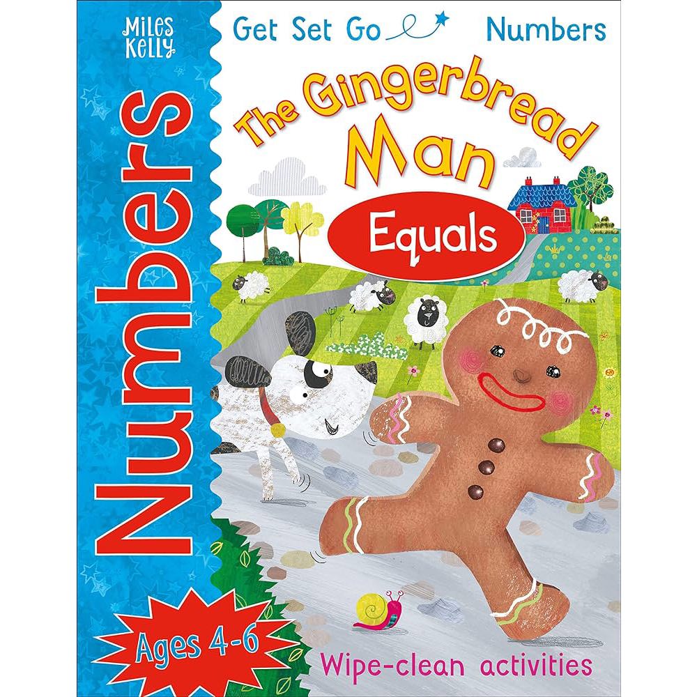 Books - Go Set Go Numbers Books - (Miles Kelly) - The Gingerbread Man - Equals