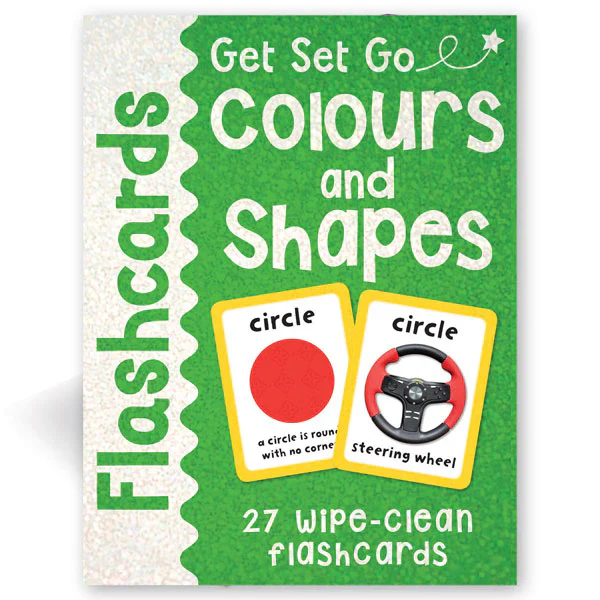 Get Set Go Flashcards (Miles Kelly) - Colours and Shapes