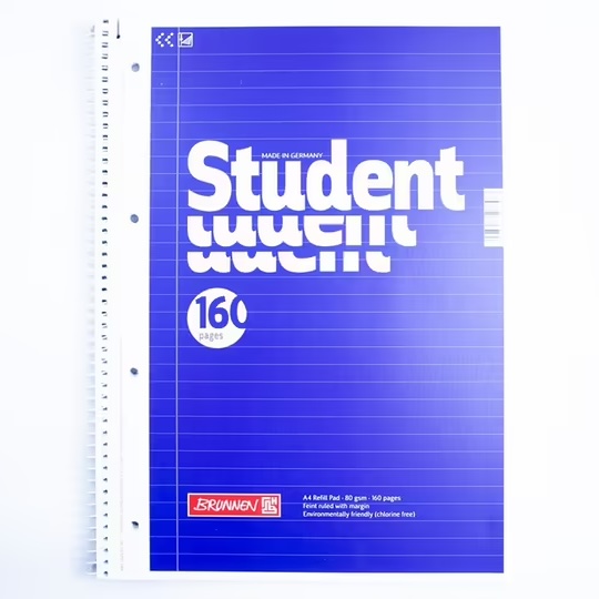 Refill Pad - A4 Student Wirebound - (Brunnen) - CopyQuick: Document ...