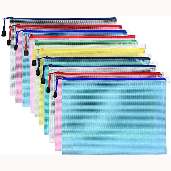 Folders - A5 Mesh Zip Folder/Bag - (Foska) - CopyQuick: Document ...