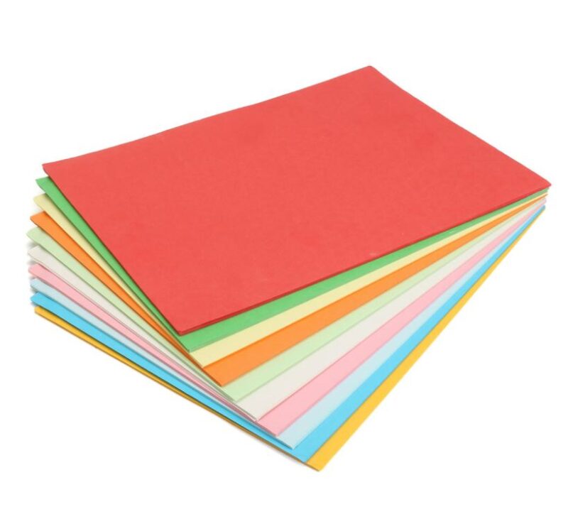 Coloured Cardboard Paper - A3/A4 Coloured (Kartonċin) - CopyQuick ...